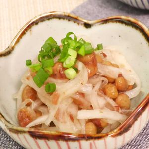 「納豆大根」のレシピ動画