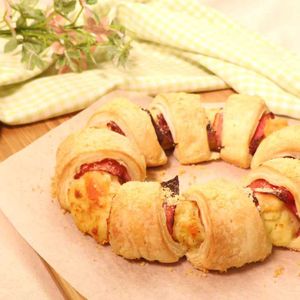 ベーコンポテトのリングパイ