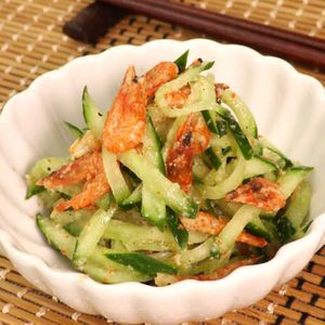 「きゅうりと桜えびのピリ辛和え」のレシピ動画