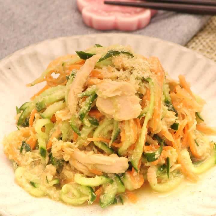 ツナときゅうりの胡麻和え