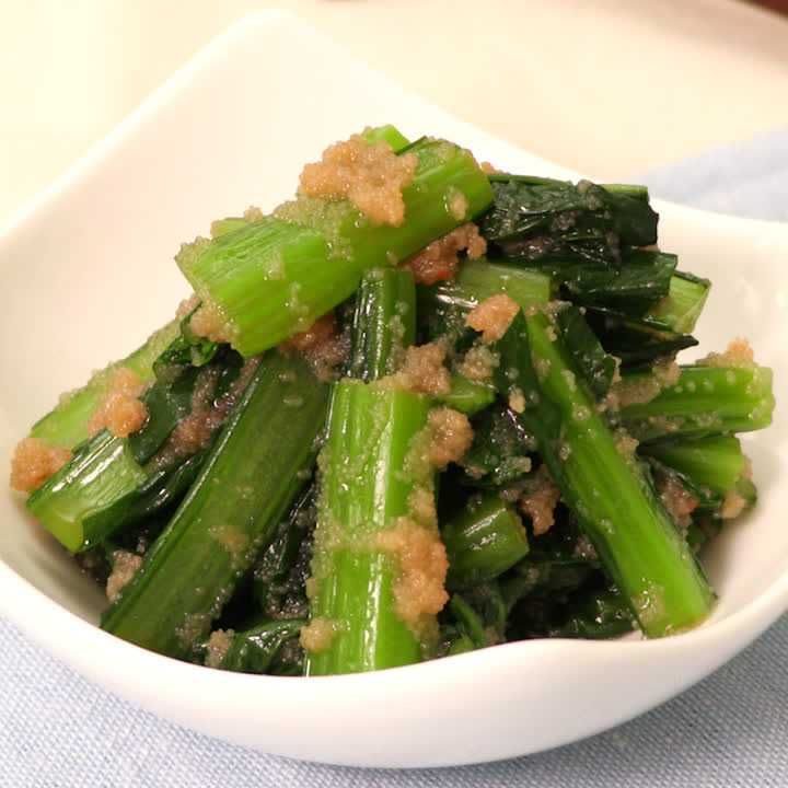 小松菜の明太子和え