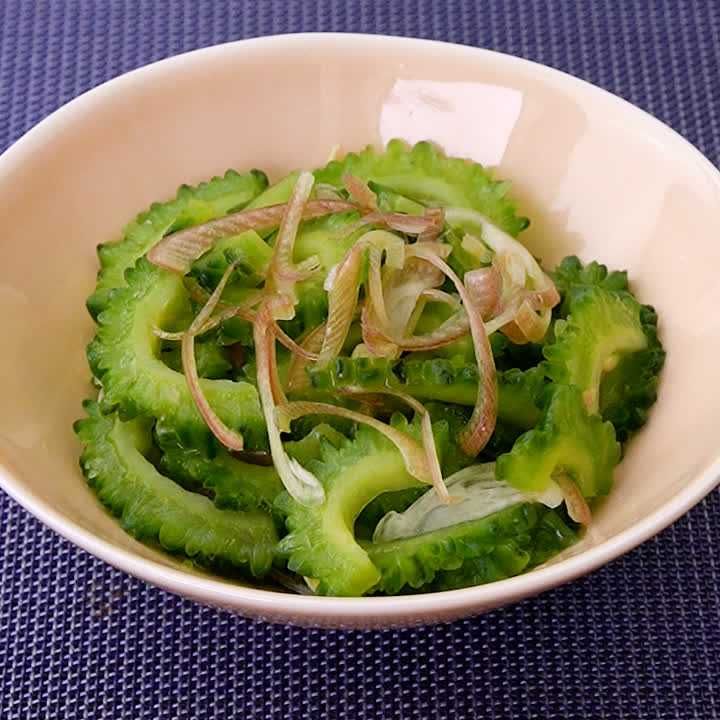 みょうがとゴーヤーの酢漬け