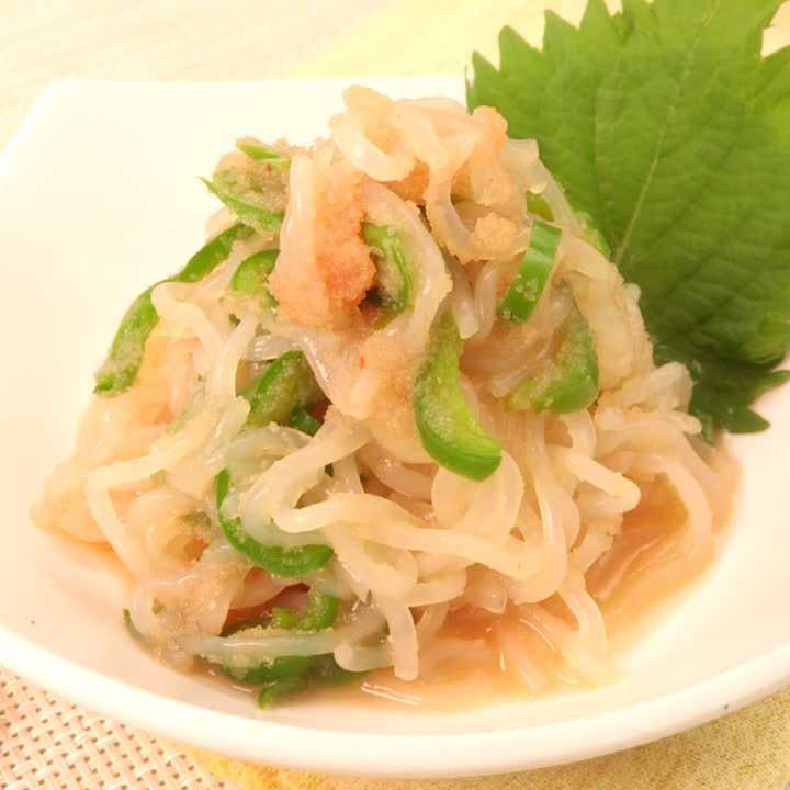 しらたきの明太子和え