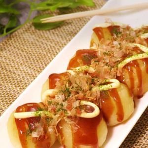 「いももちのたこ焼き風」のレシピ動画