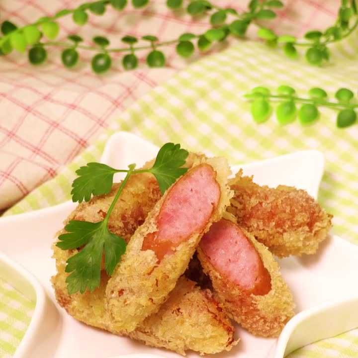 お弁当にもぴったり ウィンナーフライのレシピ動画 作り方 Delish Kitchen