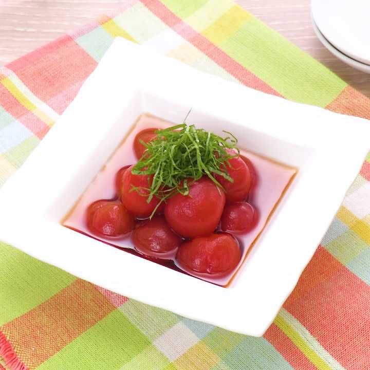 ミニトマトのおひたし