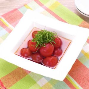 「ミニトマトのおひたし」のレシピ動画