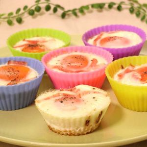 「ハッシュドポテトエッグカップ」のレシピ動画