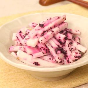 「長いもの赤しそ漬け」のレシピ動画