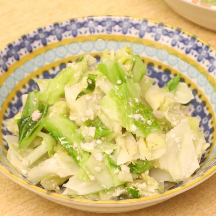 キャベツのたらこクリーム煮