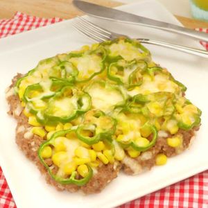 「トースターでビッグハンバーグ」のレシピ動画