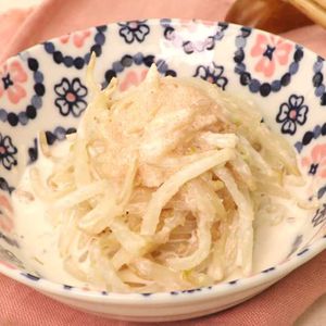 もやしの明太マヨあえ