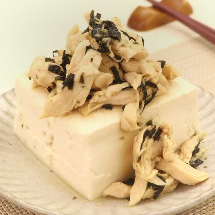 ささみのり冷奴
