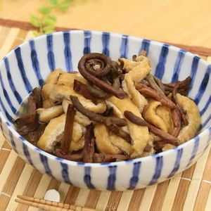 ぜんまいと油揚げの煮付け