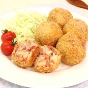 「コンビーフポテトコロッケ」のレシピ動画