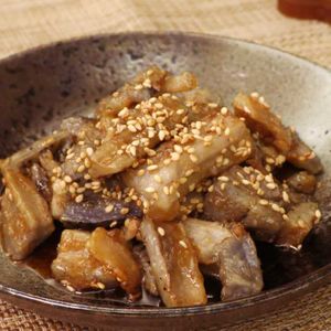 たたきれんこんの甘辛炒め