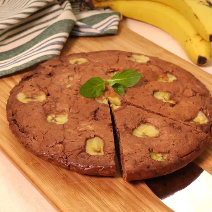 ホットケーキミックスで作る！ フライパンチョコバナナケーキのレシピ動画・作り方 DELISH KITCHEN