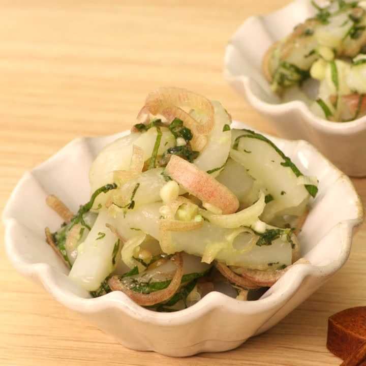 いかの香味あえ