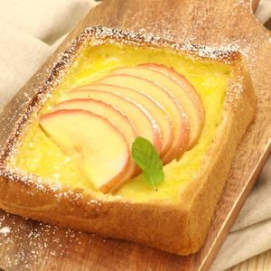 「りんごのクラフィティ風トースト」のレシピ動画