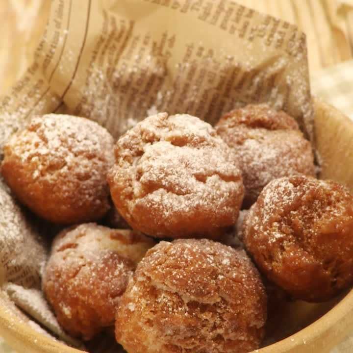 お餅で作るドーナツ