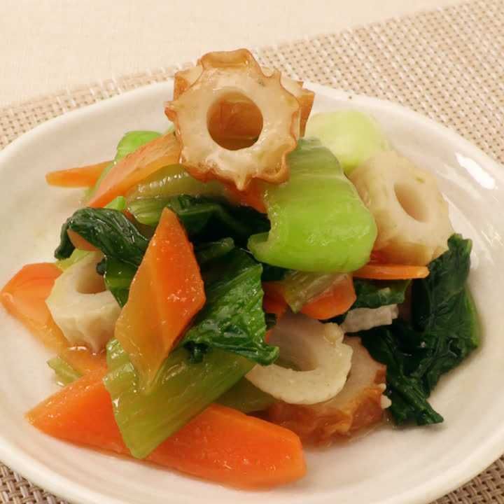ちんげん菜とちくわのナムル