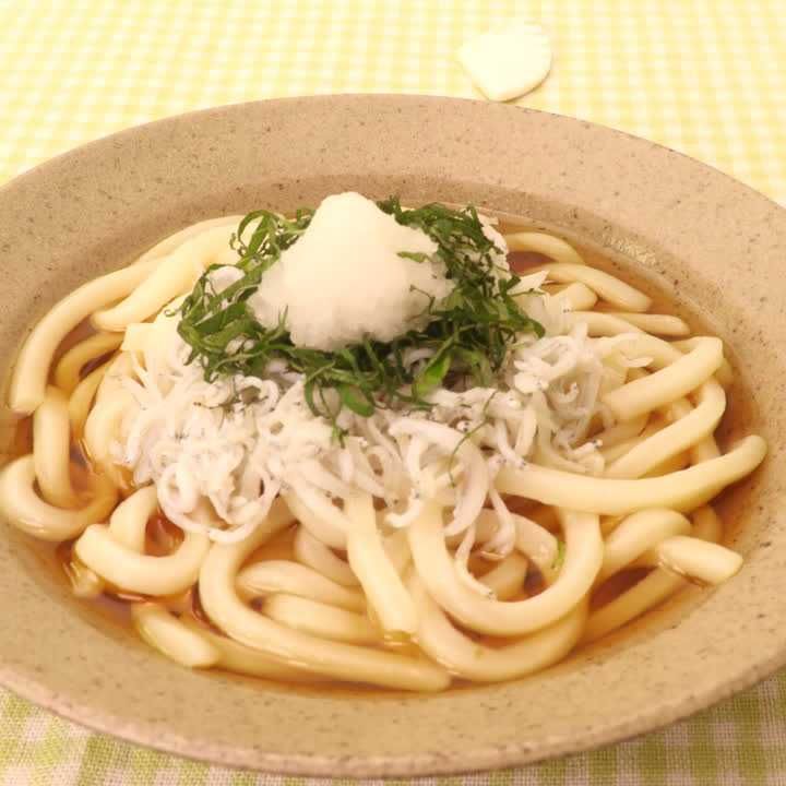 たっぷりしらすうどん