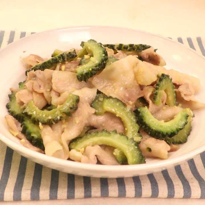 ゴーヤと豚肉のみそ炒め