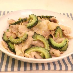 ゴーヤと豚肉のみそ炒め