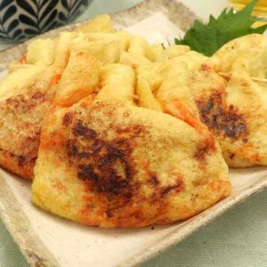 「キムチ納豆のきつね焼き」のレシピ動画