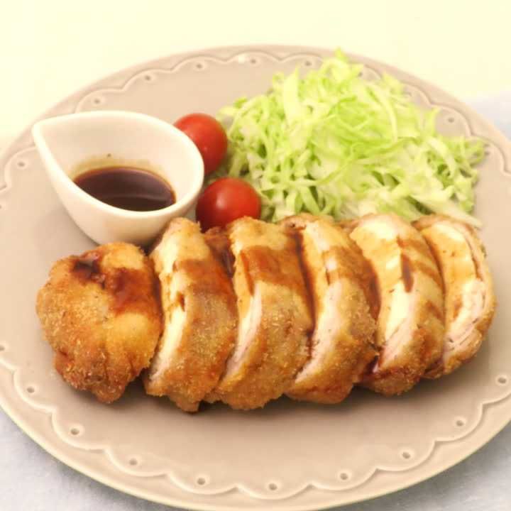 豆腐の豚巻きカツ