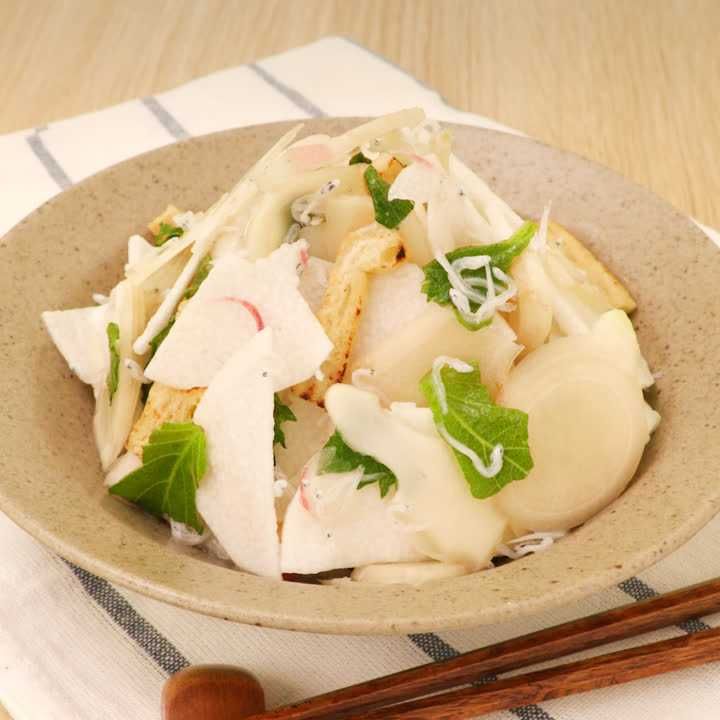 新生姜とじゃこのポン酢サラダ