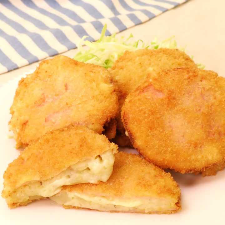 ハムカツポテト