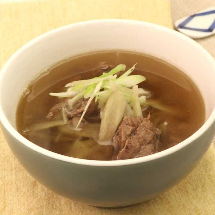 肉ごぼうスープ