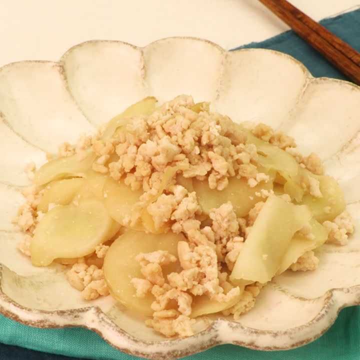 鶏ひき肉と新しょうがのさっぱり炒め