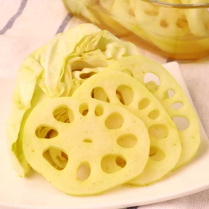 キャベツとレンコンのカレーピクルス