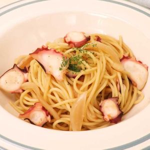 「たことアンチョビのパスタ」のレシピ動画