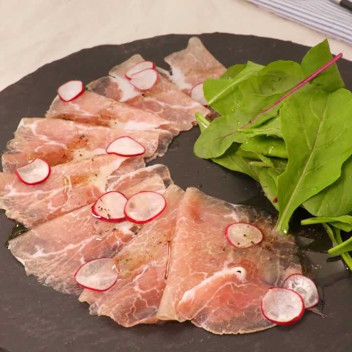 生ハムカルパッチョ