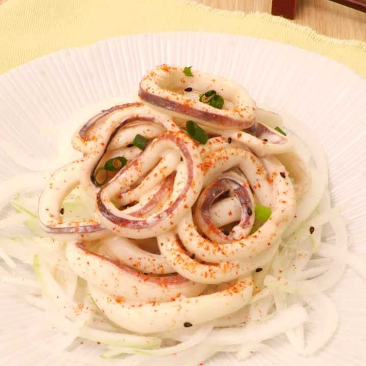イカとオニオンのマヨポン酢
