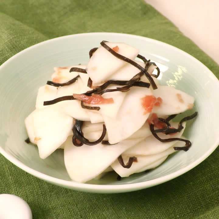 かぶの梅和え