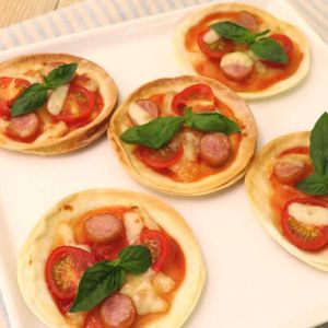 「餃子ピザ」のレシピ動画