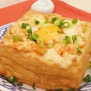 「厚揚げのピリ辛チーズ焼き」のレシピ動画