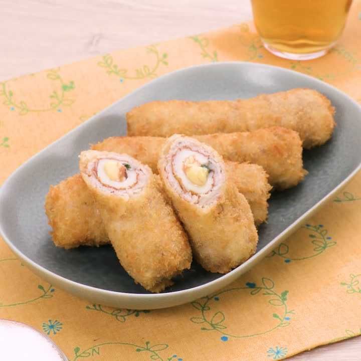 ちくわと大葉のチーズかつ