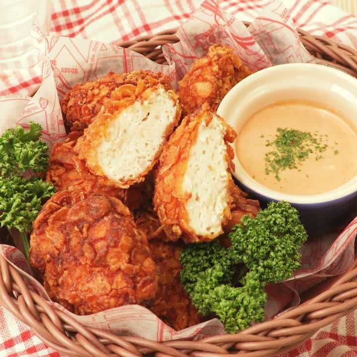 外はカリっ！中はフワっ！ カリカリチキンナゲットのレシピ動画・作り方 | デリッシュキッチン
