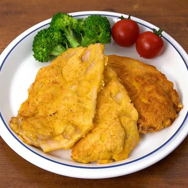 卵の衣がふんわり♪豚肉のピカタレシピ7選