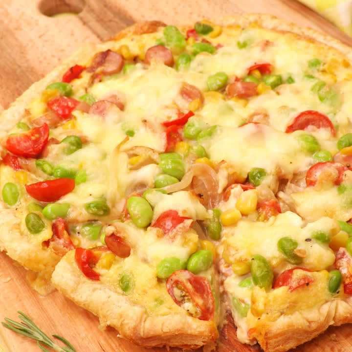 枝豆の彩りキッシュ