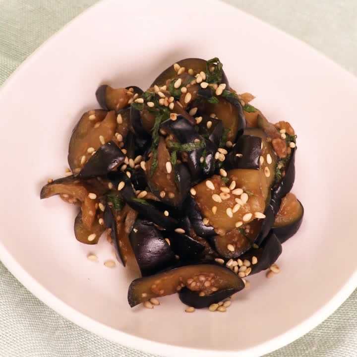 なすと大葉の浅漬け