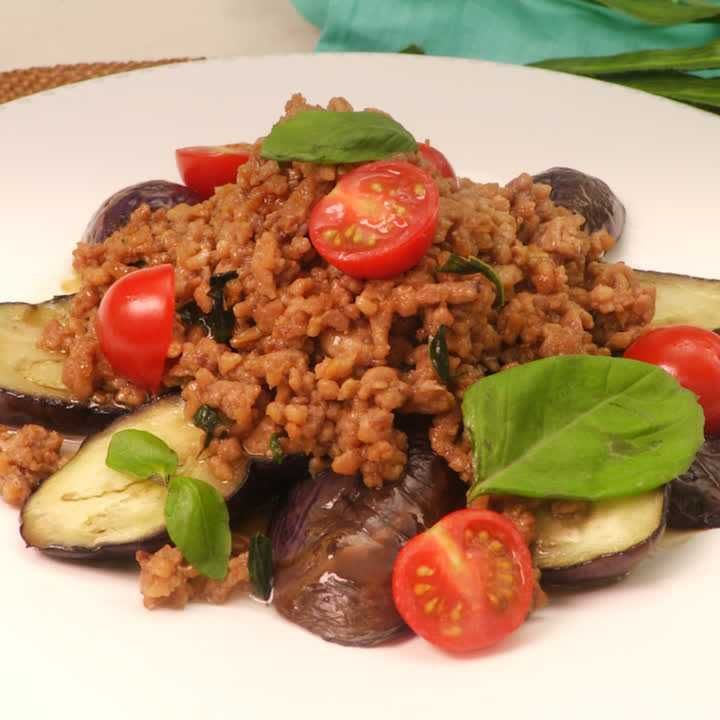 なすのガパオ風