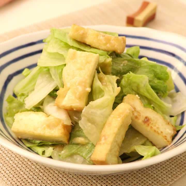 レタスの酢みそ和え