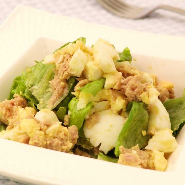 レタスと卵のサラダ