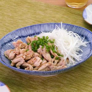 「せせりのポン酢和え」のレシピ動画
